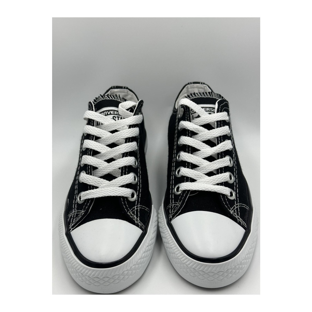 OUTLET Unisex Siyah Beyaz Kısa Bilekli Spor Ayakkabı - Sneaker Convers 37 Beden Spor Ayakkabı Fiyatı