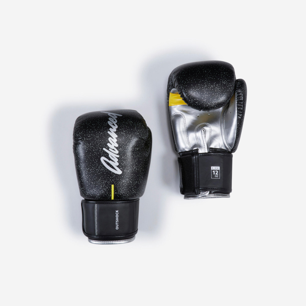 Outshock Kick Boks, Muay-Thai Eldiveni 500 - Siyah Diğer Spor Ürünleri Fiyatı