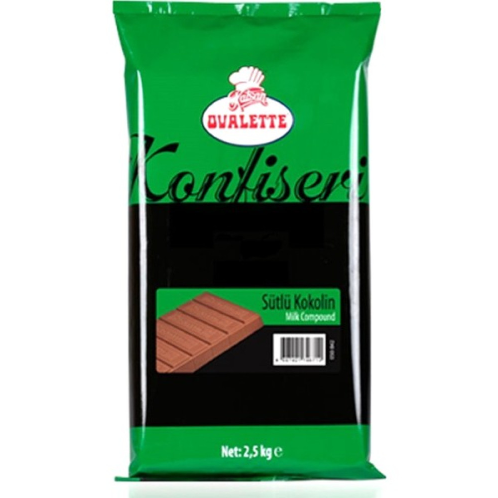 Ovalette Ovalette Sütlü Konfiseri Kokolin Çikolata (2.5 Kg) Diğer Fiyatı