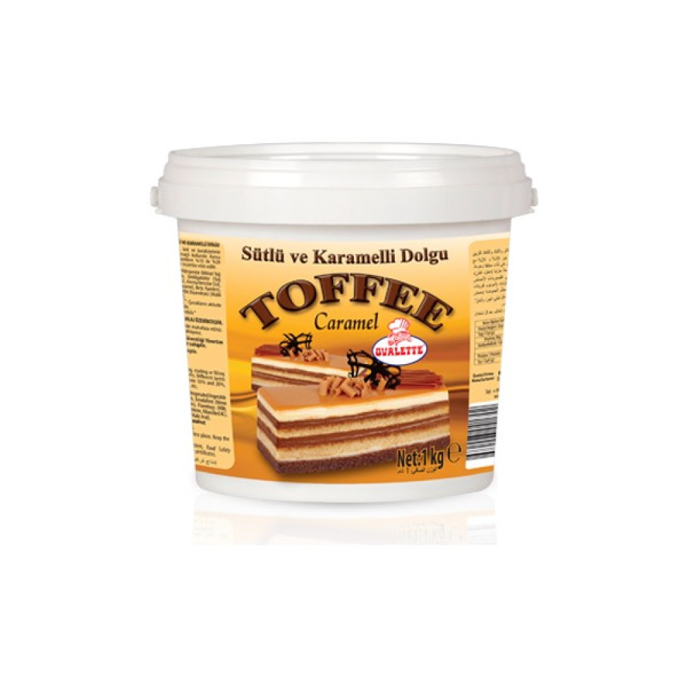Ovalette Toffee Sütlü Karamel Aromalı Dolgu 1 kg Diğer Fiyatı