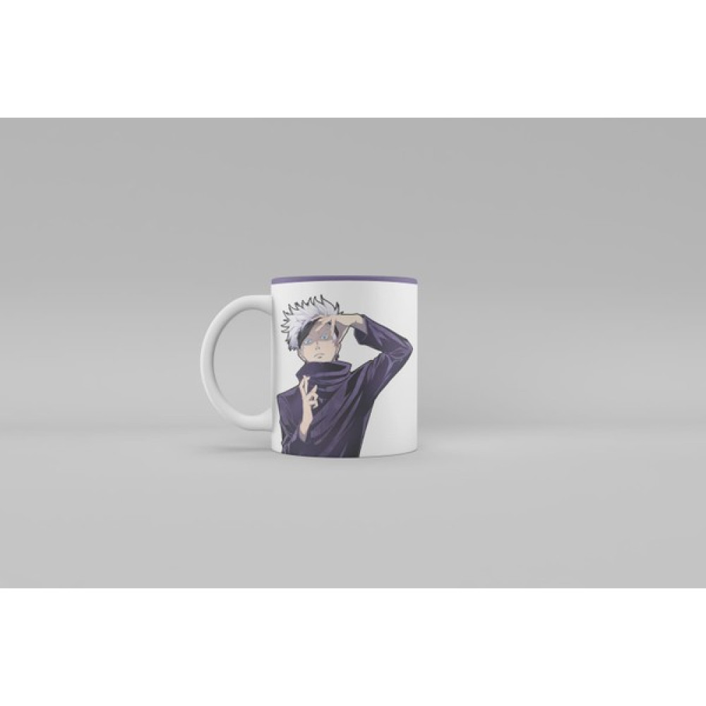 Over Game Jujutsu Kaisen Satoru Gojo Mug - 10 Adet - Beyaz - 330 ml Fincan / Bardak / Kahve Takımı Fiyatı
