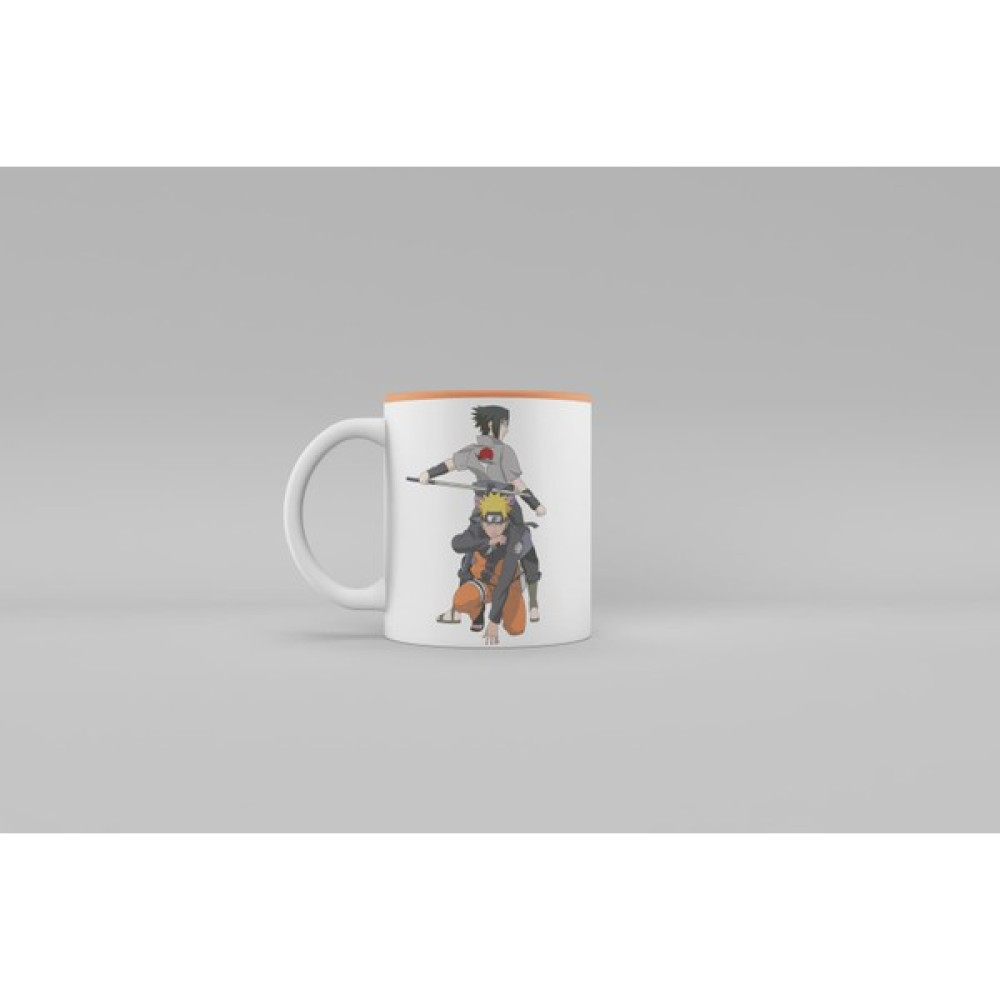 Over Game Naruto And Sasuke Mug Kupa - 10 Adet - Beyaz - 330 ml Fincan / Bardak / Kahve Takımı Fiyatı