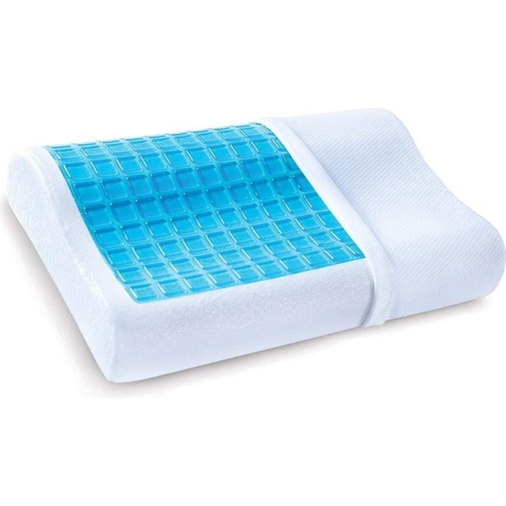 Over Pazar Jel Visko Yastık Visko Jel Yastık Jelli Ortopedik Boyun Destekli Visco Yastık Jel - 35 x 50 cm - Beyaz Yastık Fiyatı