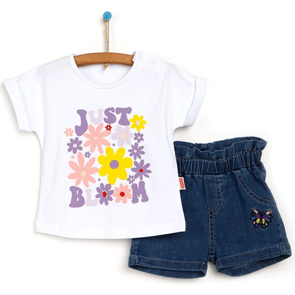 Overdo My Sunshine Tshirt-Şort Kız Bebek Bebek Giysi Takım Fiyatı
