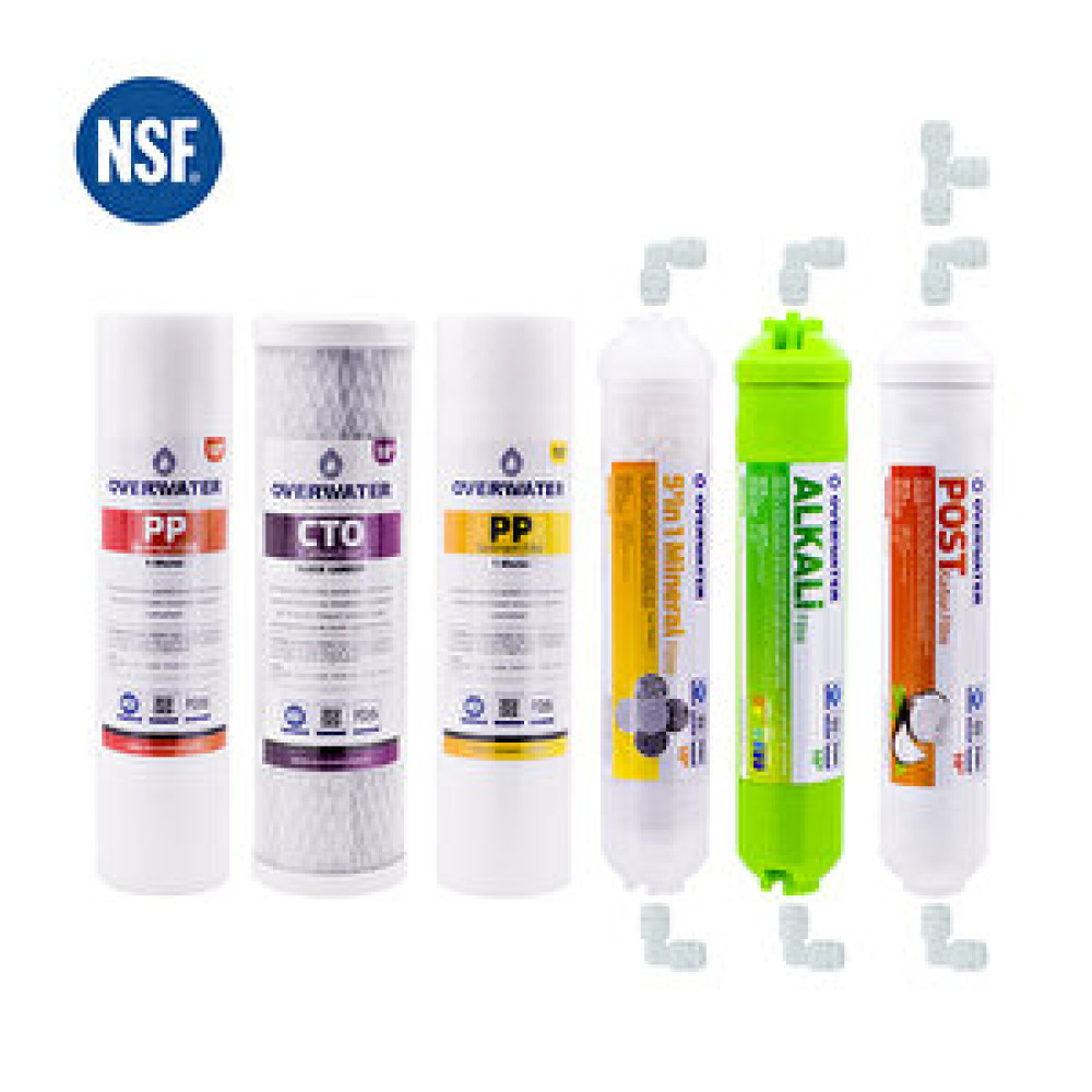 OverWater Açık Kasa Su Arıtma Cihazı 6 lı Filtresi Seti Aşamalı ( Membransız Set ) FSN60MA Su Arıtma Cihazı Fiyatı