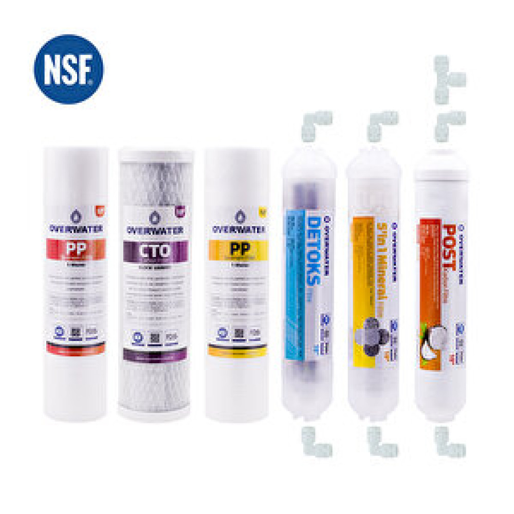 OverWater Açık Kasa Su Arıtma Cihazı 6 lı Filtresi Seti Aşamalı ( Membransız Set ) FSN60MD Su Arıtma Cihazı Fiyatı