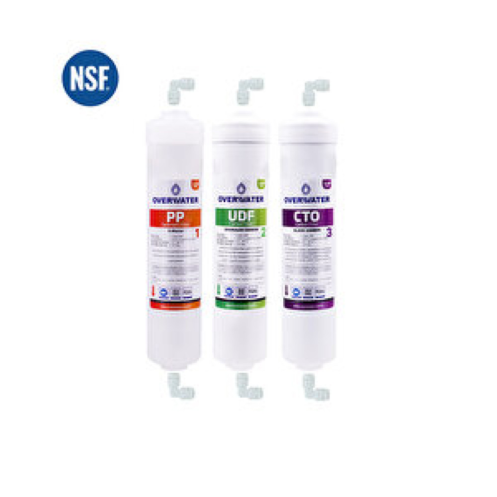 OverWater Kapalı Kasa Su Arıtma Cihazı 3 lü Inline Filtresi Seti Aşamalı ( Membransız Set ) FIN3 Su Arıtma Cihazı Fiyatı