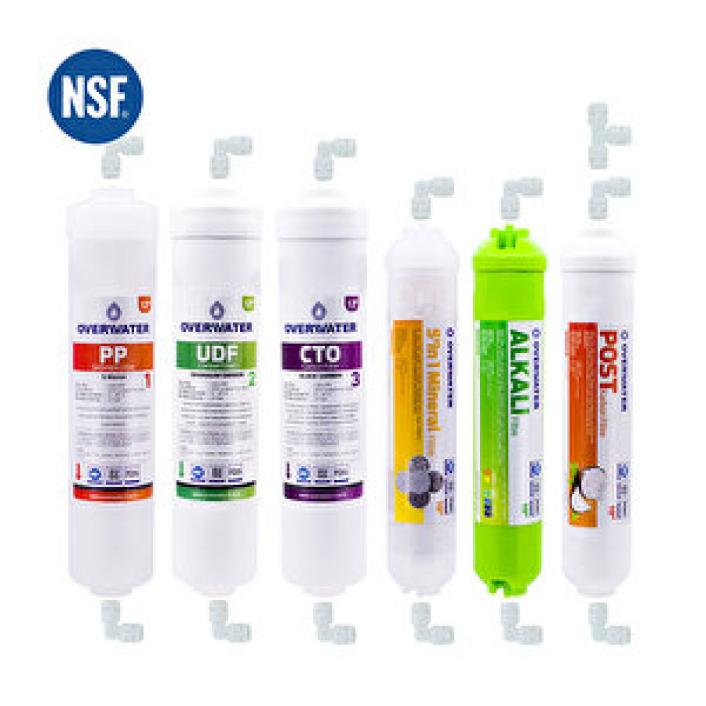 OverWater Kapalı Kasa Su Arıtma Cihazı 6 lı Inline Filtresi Seti Aşamalı ( Membransız Set ) FIN60MA Su Arıtma Cihazı Fiyatı