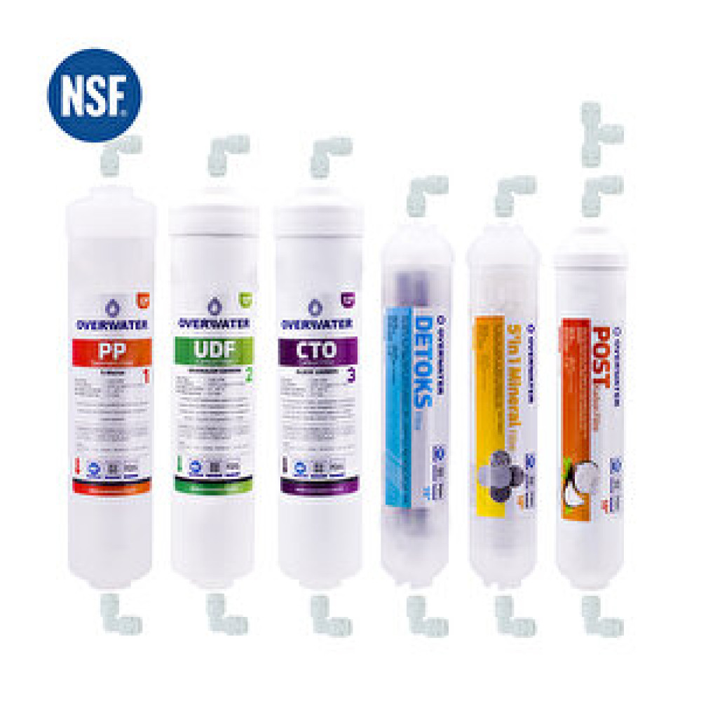 OverWater Kapalı Kasa Su Arıtma Cihazı 6 lı Inline Filtresi Seti Aşamalı ( Membransız Set ) FIN60MD Su Arıtma Cihazı Fiyatı