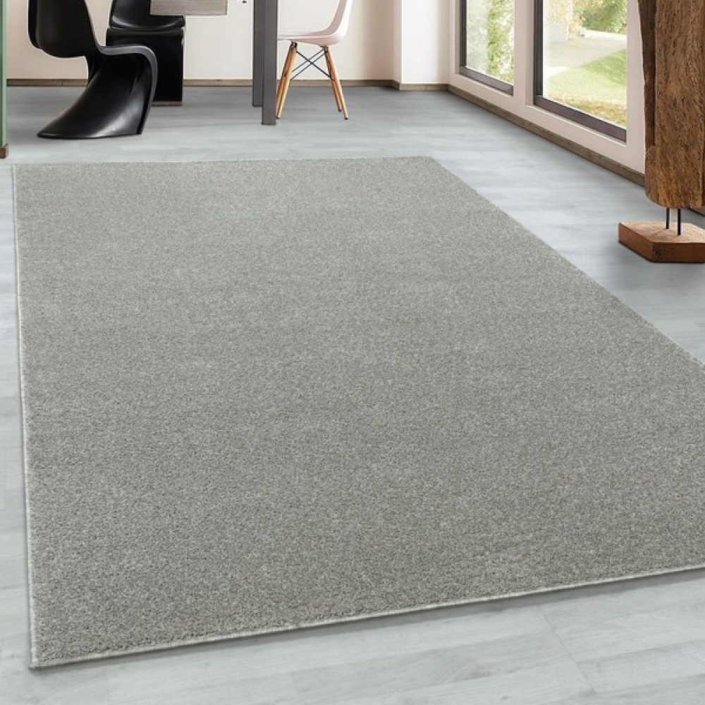 Oves Home Modern Desenli Halı Yumuşak Kısa Havlı Bulanık Düz Renkli Krem - 80 x 100 cm Salon Halısı Fiyatı