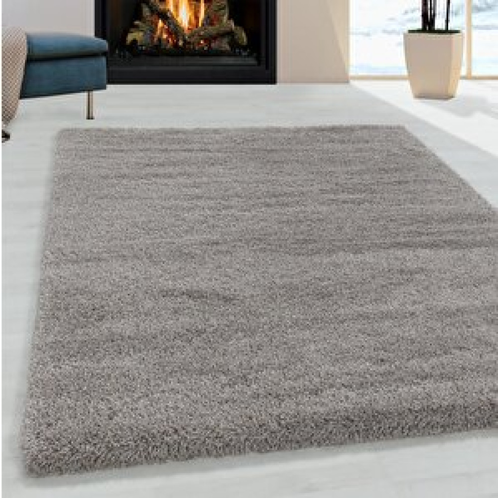 Oveshome Süpersoft Yumuşak Shaggy Halı 3 Cm Hav Yüksekliği Düz Bej 100x200 cm Salon & Oturma Odası Tekstili Fiyatı