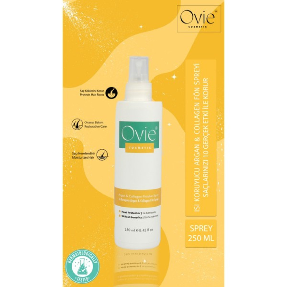 Ovie Isı Koruyucu Argan & Collogen Fön Kremi Saç Bakım Maskeleri & Serumlar & Spreyler Fiyatı