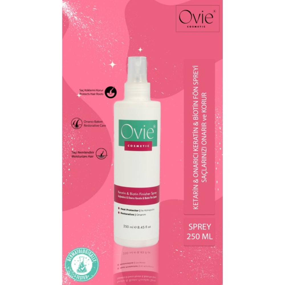 Ovie Keratin & Biotin Fön Spreyi Saç Bakım Maskeleri & Serumlar & Spreyler Fiyatı