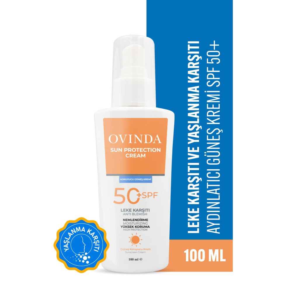 Ovinda Leke Ve Yaşlanma Karşıtı Yüksek Koruyucu Spf 50 Güneş Kremi 100 ml Güneş Kremleri ve Losyonları Fiyatı