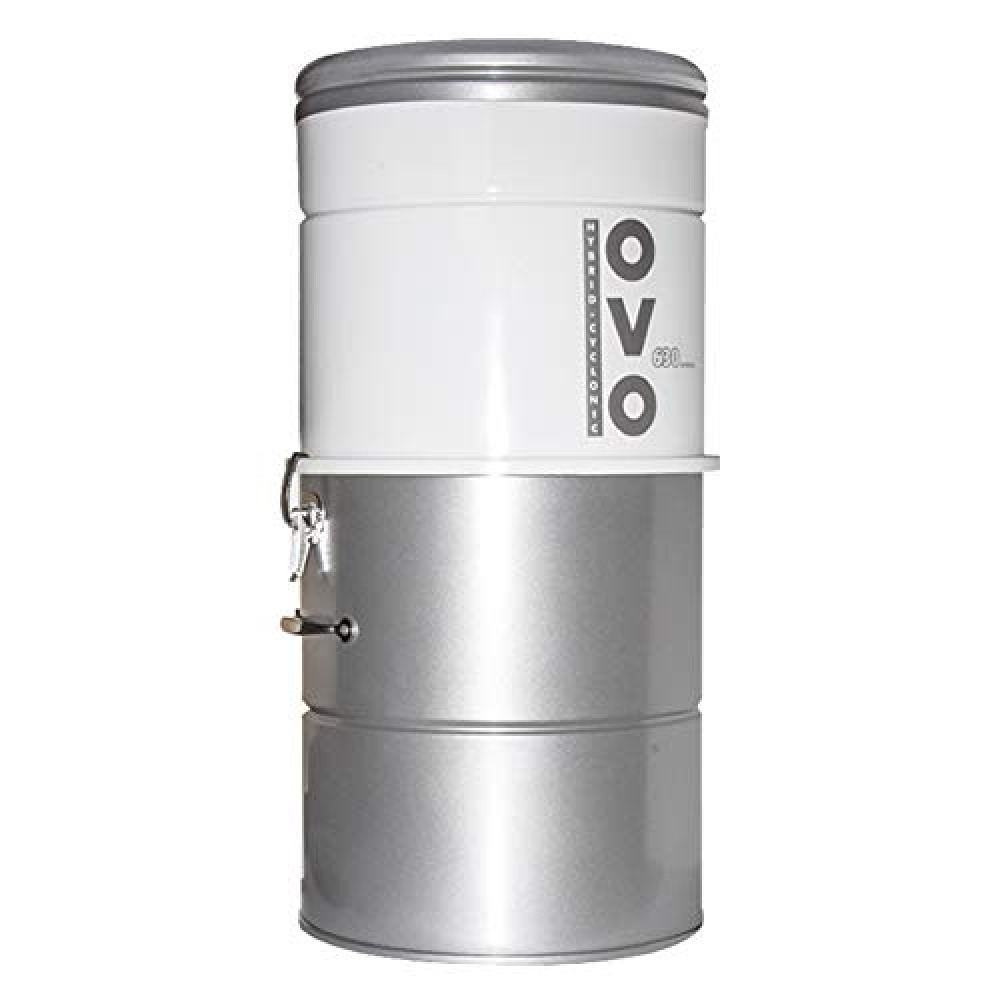 OVO Large and Powerful Central Vacuum System, 630 AWHybrid Filtration (With or Without disposable bags), Covers up to 7500 sq.ft, 6,6 Gal / 25L Bottom load Rolled Steel Canister Vacuum Sealer Fiyatı