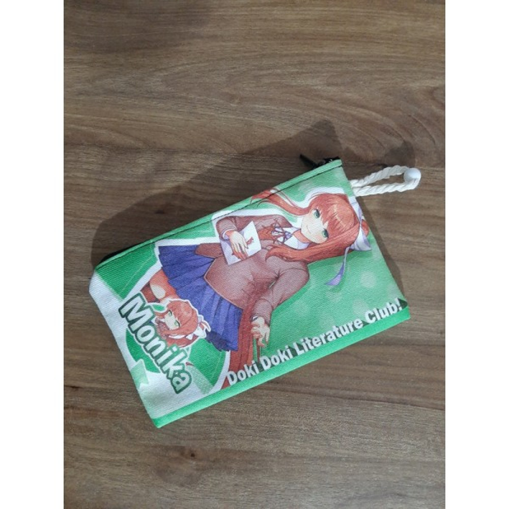 Owl Bag Doki Doki Literature Club - Monika Desenli Tasarım Bez Kalemlik-Cüzdan Kalemlik (Kalem Kutusu) Fiyatı