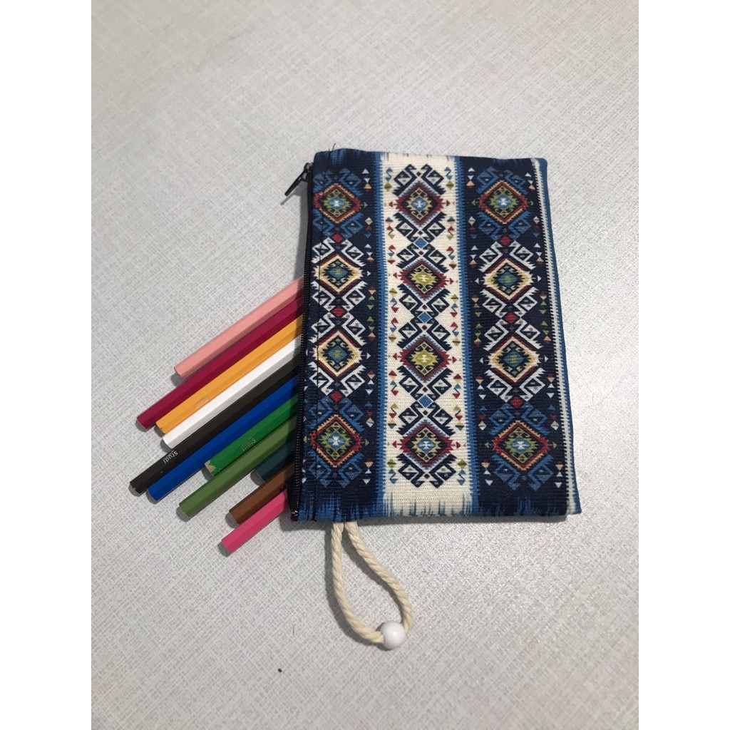 Owl Bag Etnik Otantik Kilim Deseni Tasarım Bez Kalemlik-Cüzdan Kalem & Yazı Gereçleri Fiyatı