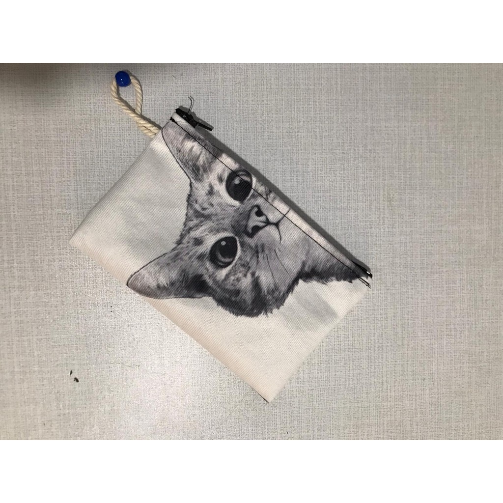 Owl Bag Kedicik Desenli Tasarım Bez Kalemlik-Cüzdan Kalem & Yazı Gereçleri Fiyatı