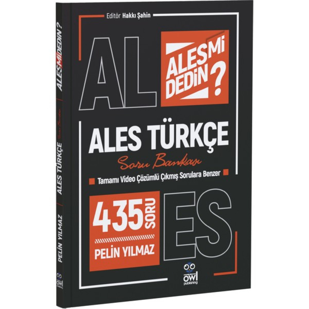Owl Publishing ALES mi Dedin? ALES Türkçe Soru Bankası ALES Fiyatı