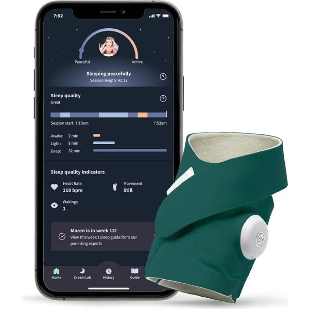 Owlet Dream Çorap - Akıllı Bebek Monitörü - Canlı Nabız, Oksijen Takibi - Yeşil Oto Boyaları Fiyatı