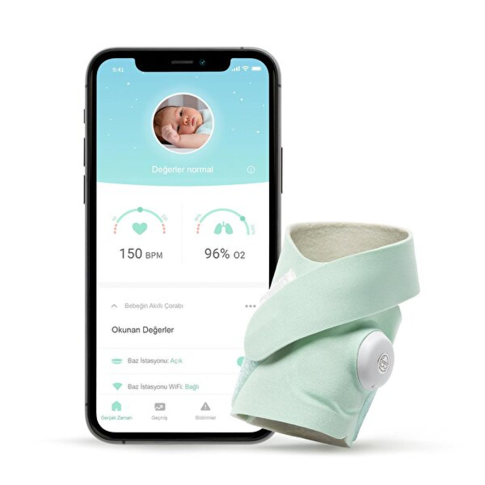 Owlet Smart Sock 3 Mint Akıllı Çorap Bebek Telsizi Fiyatı