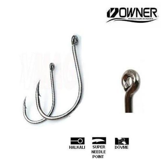 Owner 50355 Siyah Nikel Delikli Olta İğnesi