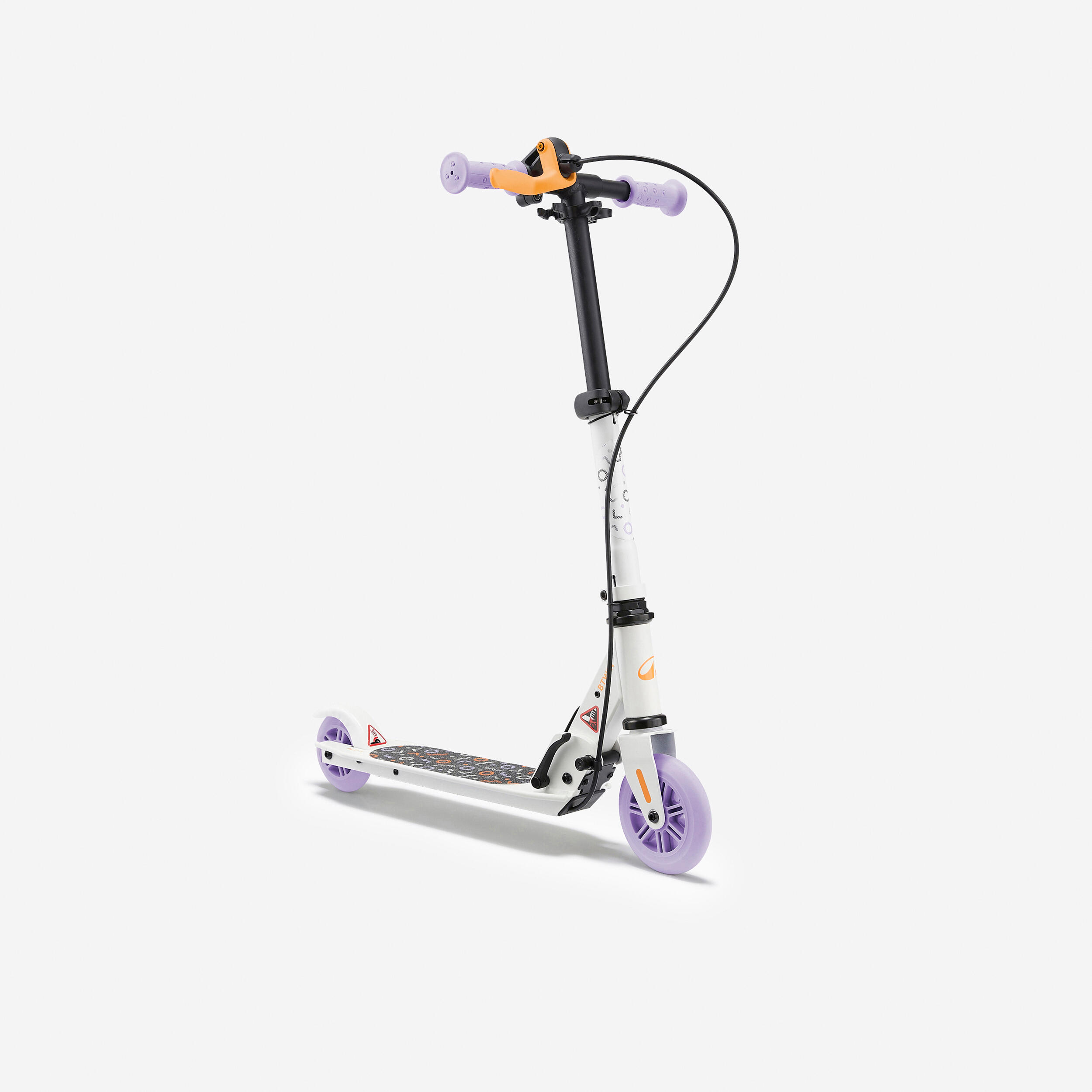 Oxelo Frenli Çocuk Scooterı - Beyaz/Mor - Play 5 Scooter Fiyatı