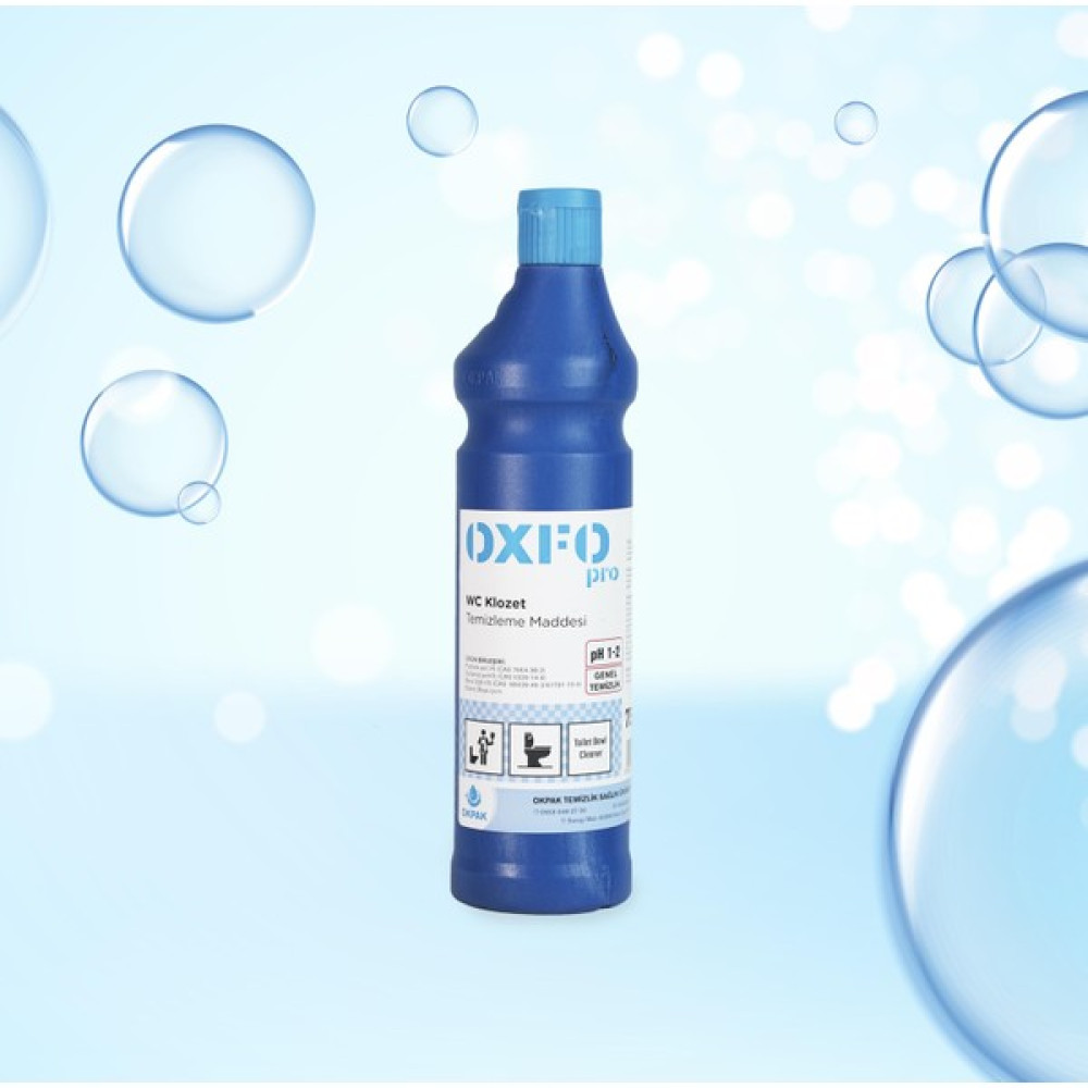 Oxfopro Wc Klozet,tuvalet Taşı,pisuar Vs. Için Profesyonel Temizlik ve Bakım Jeli 750 ml Temizlik Malzemeleri Fiyatı