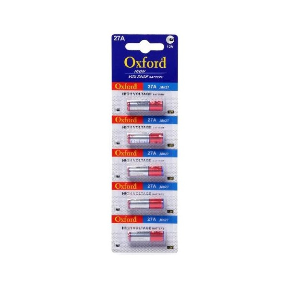 Oxford 27A MN27 V27A V27GA 12 Volt Alkalin Araç Kumanda ve Kapı Zili Pili 5’li Paket - 5 Adet Diğer Fiyatı