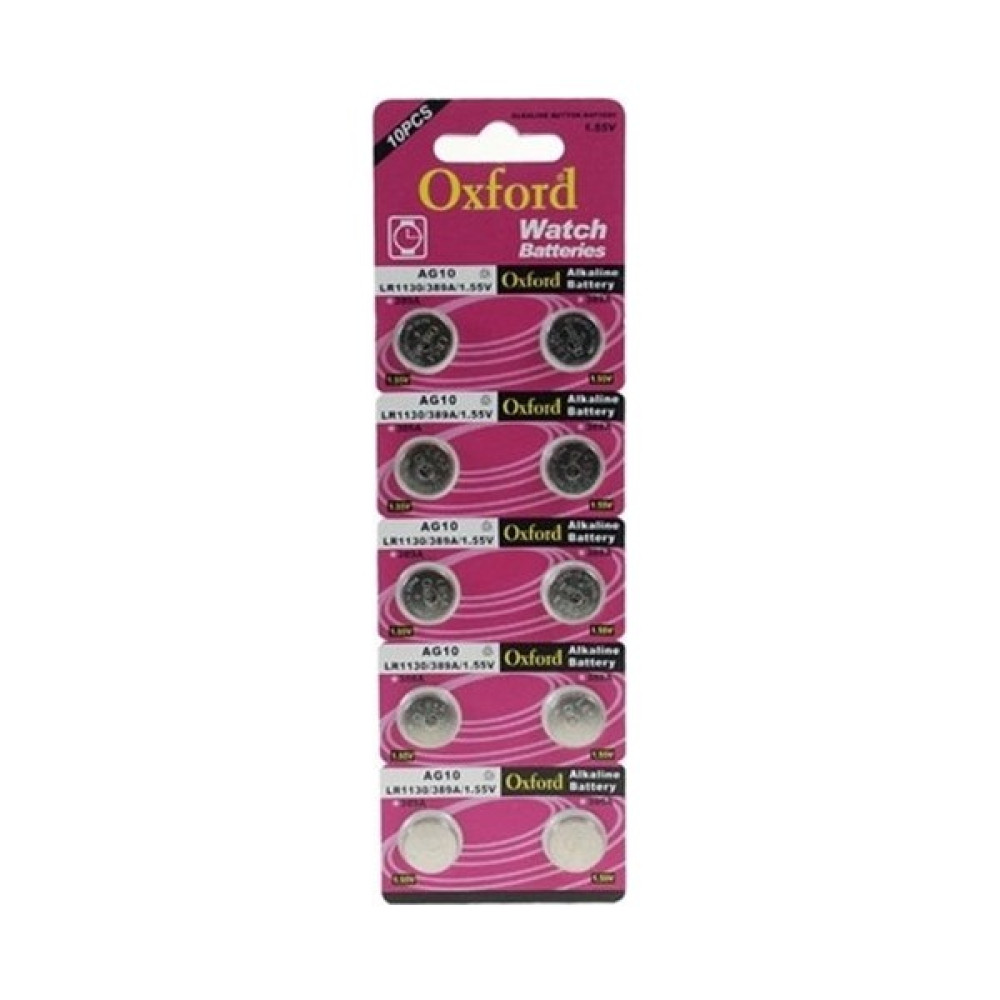 Oxford AG10 LR1130 389 Alkaline Düğme Pil 10'lu Oto Boyaları Fiyatı