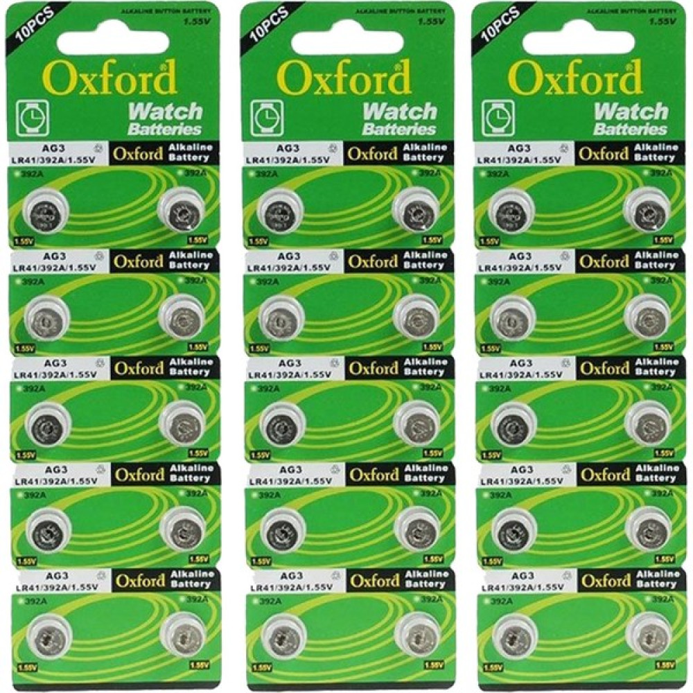 Oxford AG3 LR41 384 L736 1.5V Alkaline Düğme Pil 30'lu - 30' lu Diğer Fiyatı
