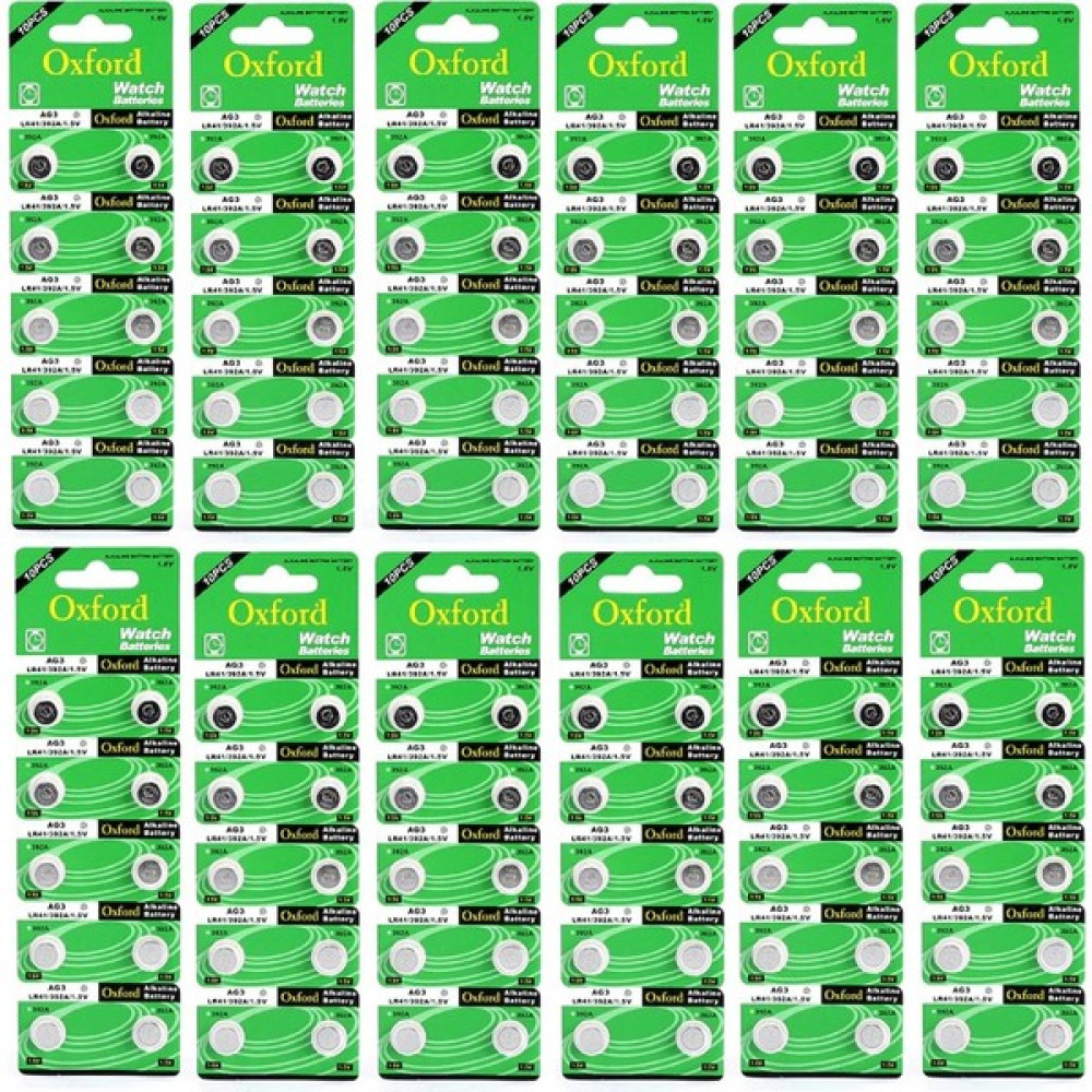 Oxford Ag3 - LR41 - 392 - SR41 1.5V Alkalin Pil 100 Adet Diğer Fiyatı