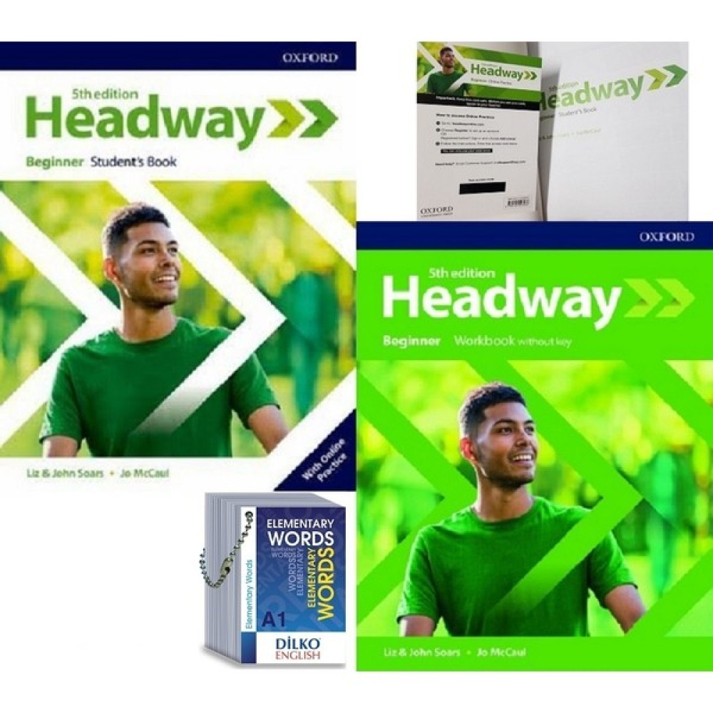 Oxford University Press Headway 5th Edition Beginner Kodlu Set & Elementary Words (Kelime Kartı A1) Yabancı Dil Öğretici Kitaplar ve Eğitim Setleri Fiyatı