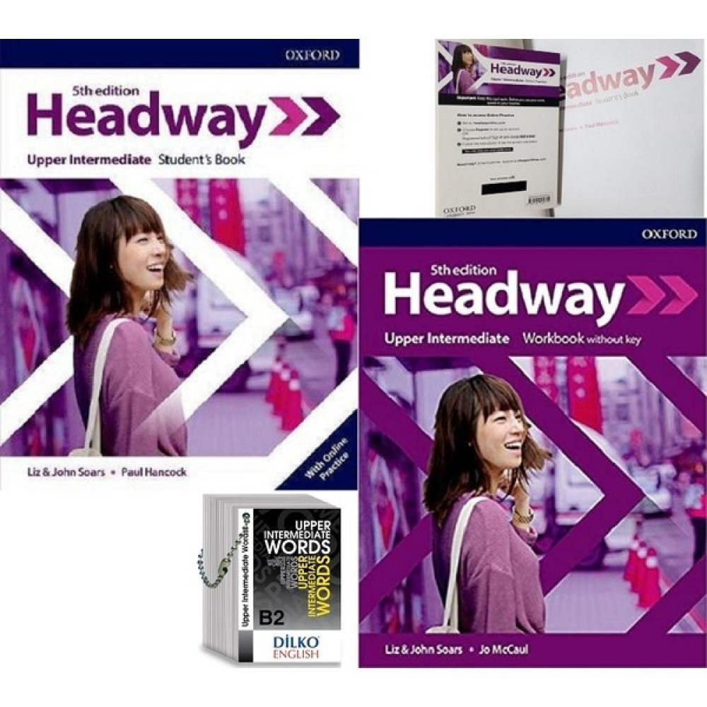 Oxford University Press Headway 5th Edition Upper-Intermediate Kodlu Set & Upper-Intermediate Words (Kelime Kartı B2) Yabancı Dil Öğretici Kitaplar ve Eğitim Setleri Fiyatı