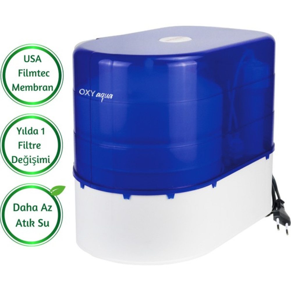 Oxy Aqua AquaGEN WATER USA Filmtec Membranlı 14 Aşamalı 12 Litre Çelik Tanklı Pompalı Premium Plus Su Arıtma Cihazı Bahçe Makinesi Fiyatı