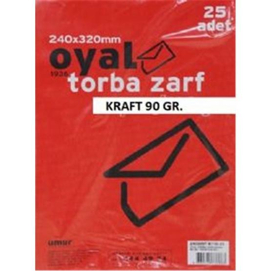 Oyal 25'li Beyaz Zarf Torba