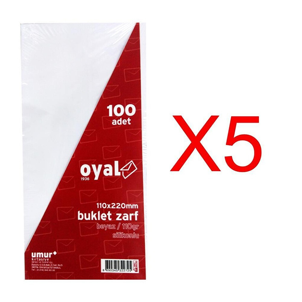OYAL BKLT ZARF BYZ SLKN PNCRSZ 110X500 Not Defteri & Bloknot Fiyatı