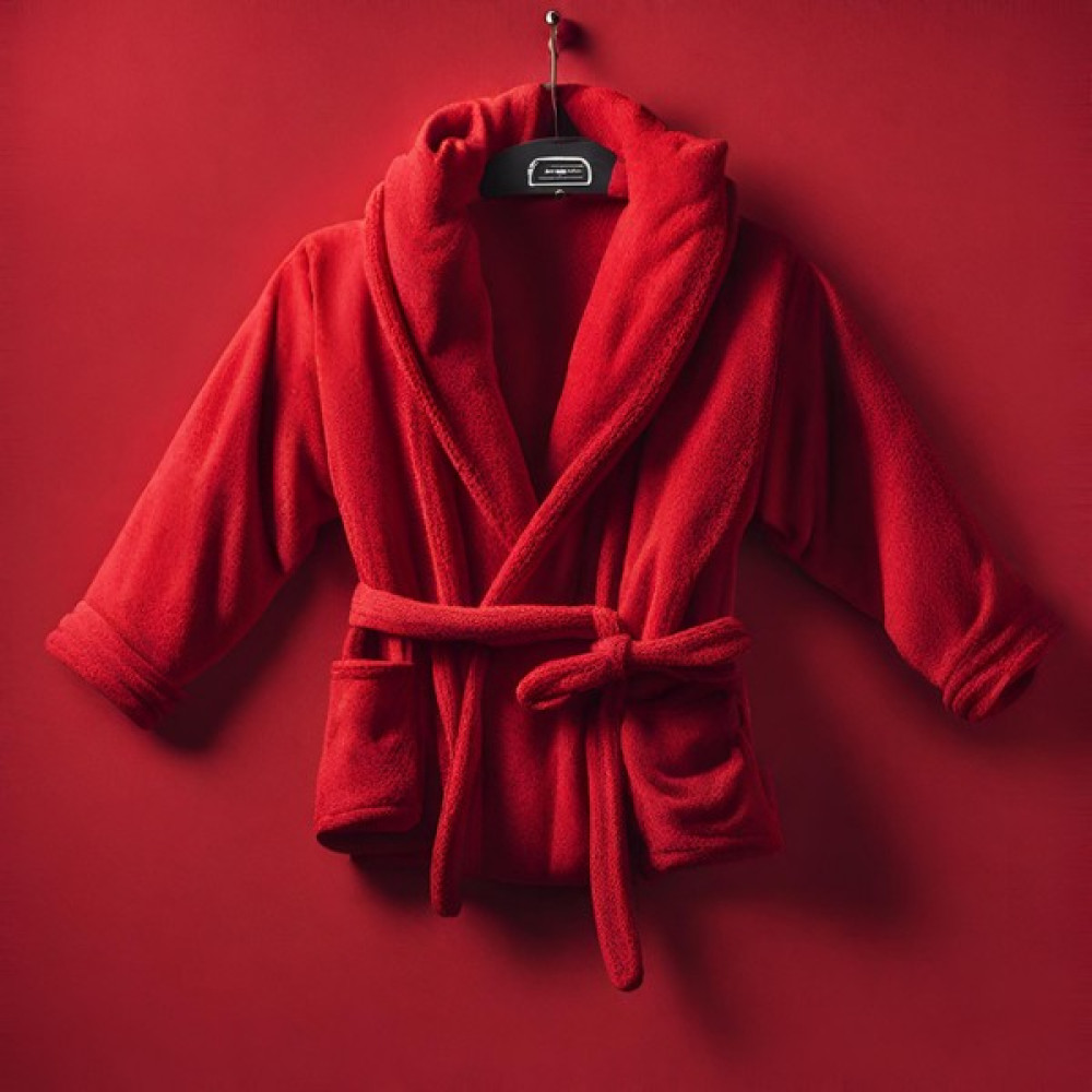 Oyalı Textile Organik Pamuk Bornoz Salyaka Bukle Antialerjik Soft Bonoz Hediyelik Günlük Ceyizlik Erkek Kadın - Kırmızı - XL Bornoz Fiyatı