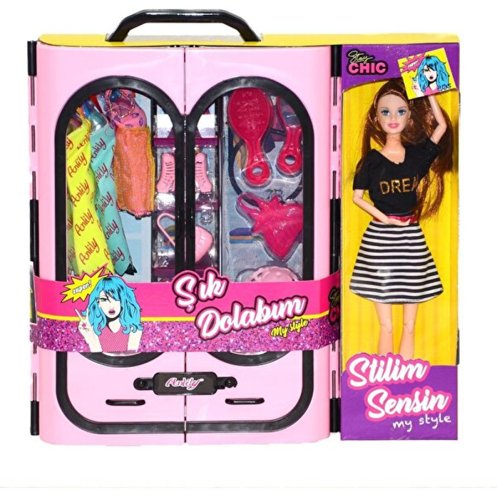 Oydaş Oyuncak 02441 Oydaş, Anlily Bebek ve Elbise Dolabı - 19 Oyun Seti Fiyatı