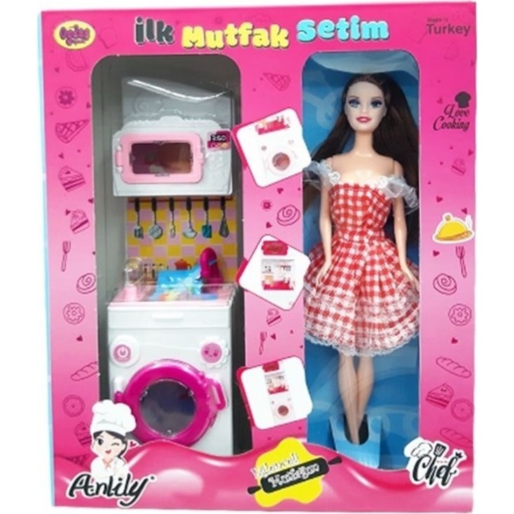 Oydaş Oyuncak Ilk Mutfak Setim Çamaşır Makinasi Bebekli OYD-02366 (02366) Anne Bebek Oyuncak Fiyatı