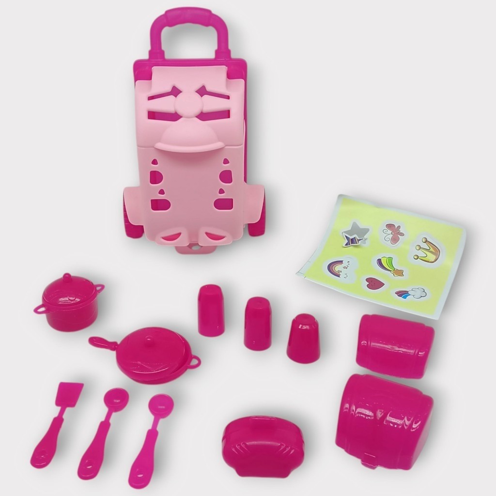 Oydaş Sürpriz Oyuncak Pazar Arabası - 10 Parça - 02104 - Pembe Anne Bebek Oyuncak Fiyatı
