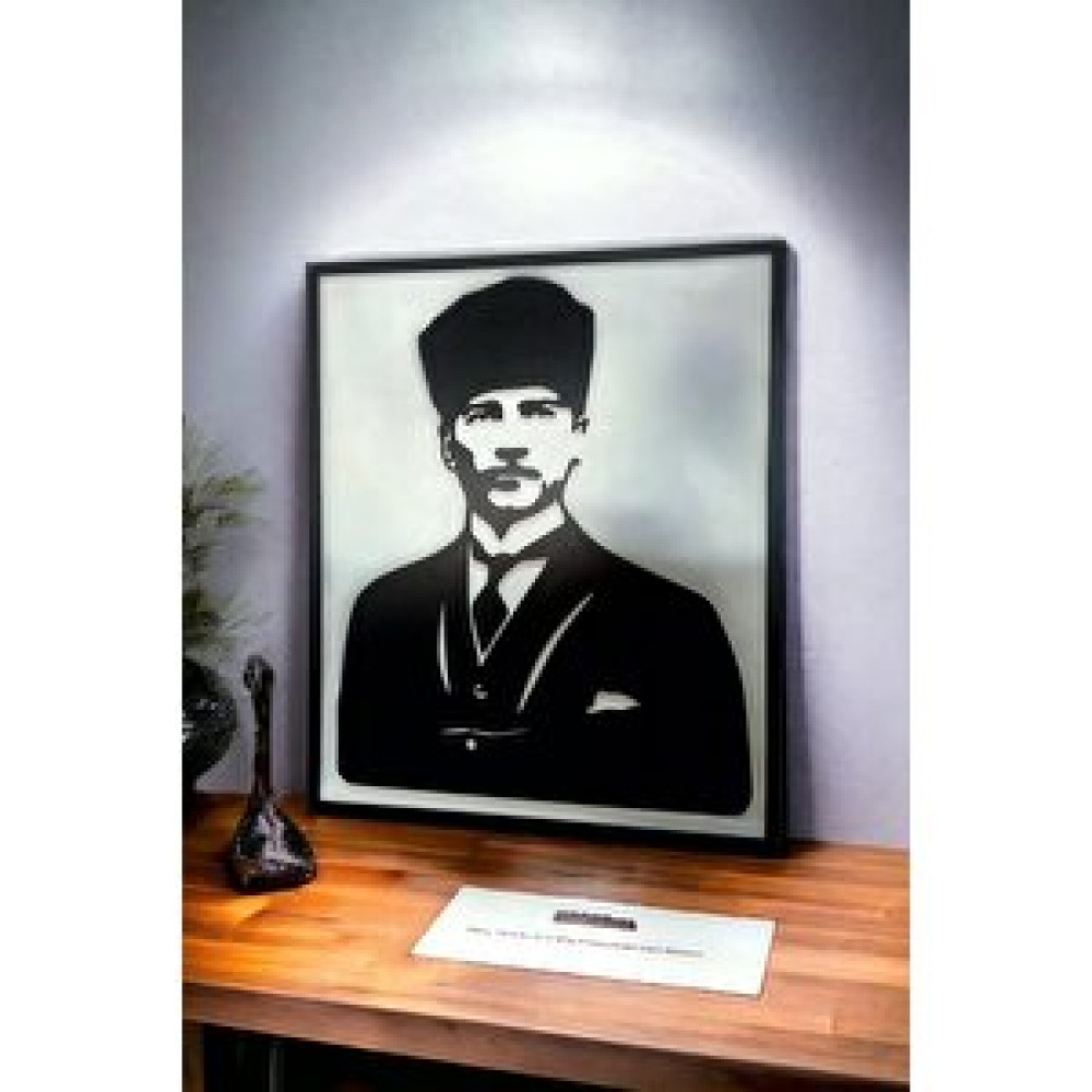 Öyküdekor Ahşap Atatürk Duvar Süsü Duvar Panosu Fiyatı