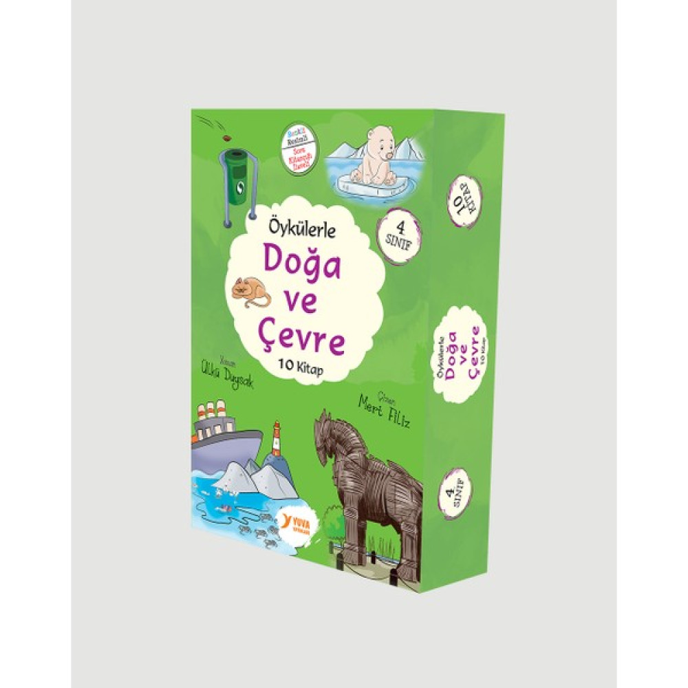 Öykülerle Doğa ve Çevre 4.sınıf 10 Kitap - Ülkü Duysak (Ciltli) Çocuk Öykü Fiyatı