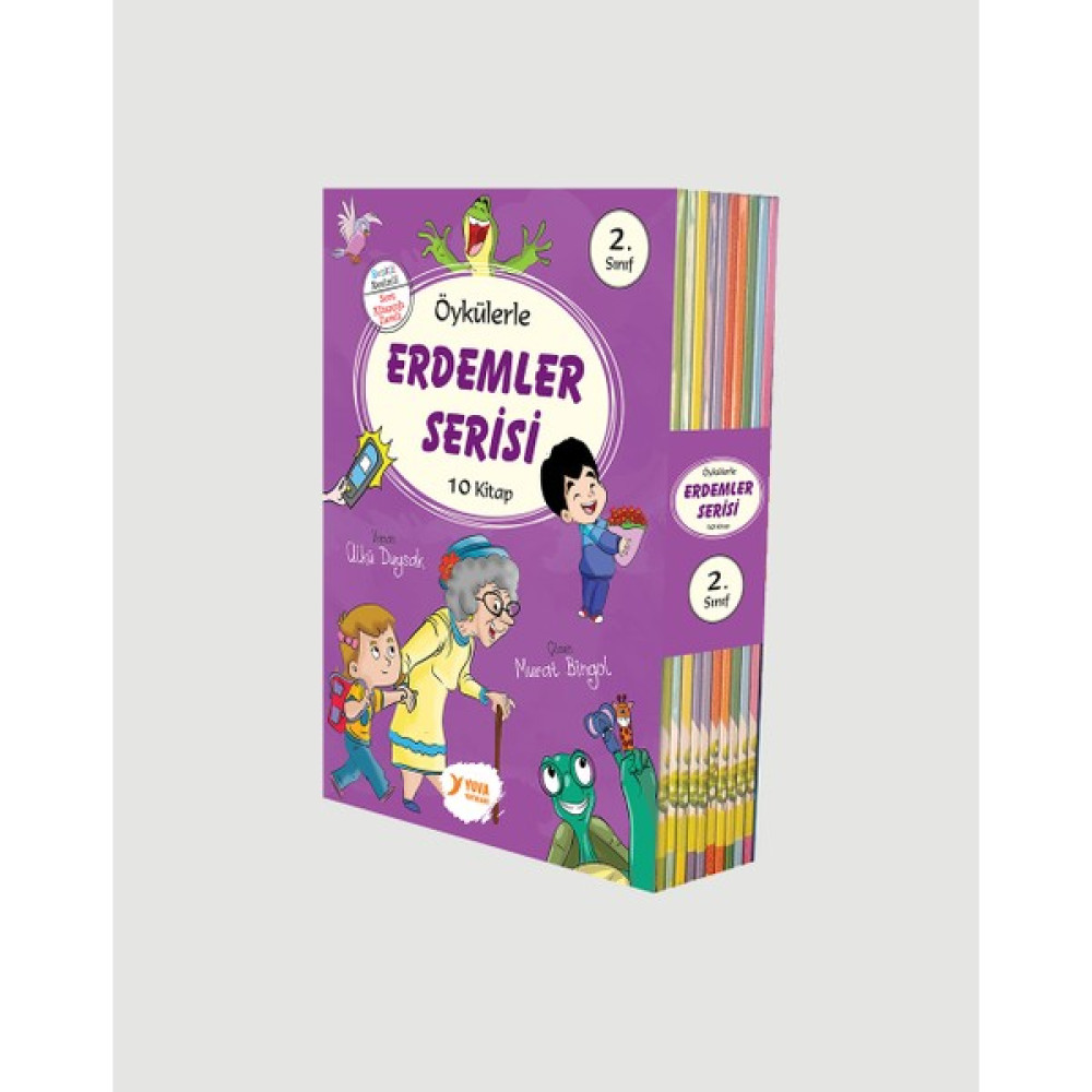 Öykülerle Erdemler Serisi 10 Kitap (2. Sınıflar İçin) Çocuk Öykü Fiyatı