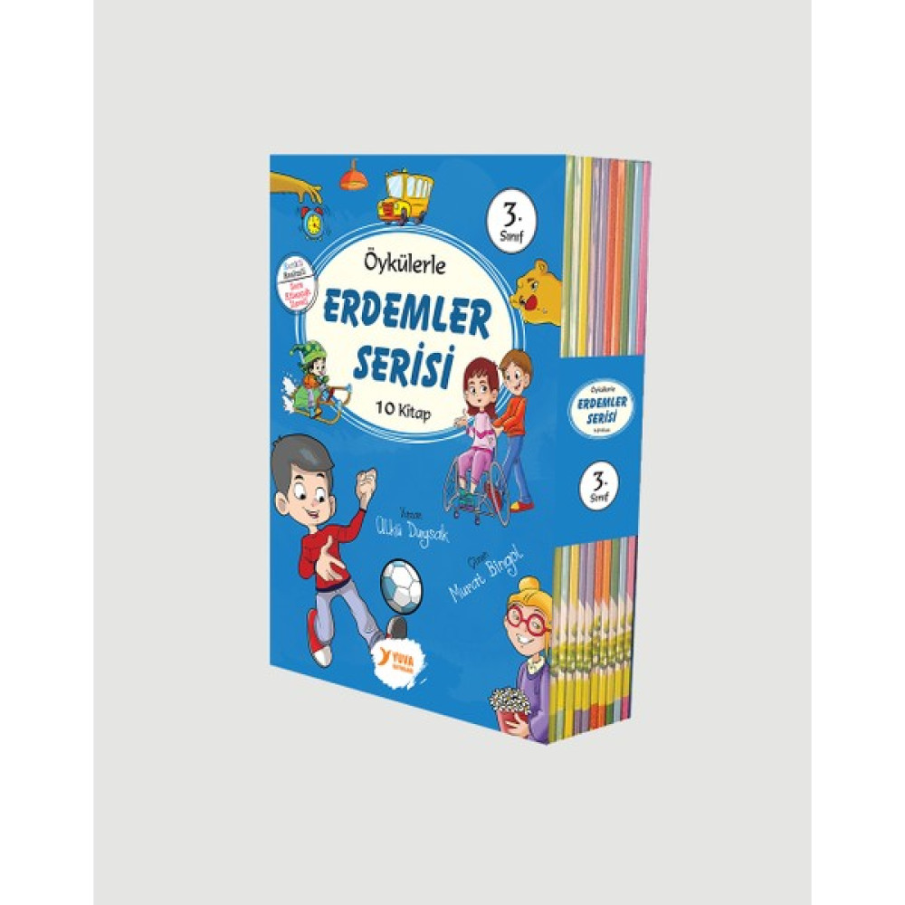 Öykülerle Erdemler Serisi 10 Kitap (3. Sınıflar İçin) - Ülkü Duysak Çocuk Öykü Fiyatı