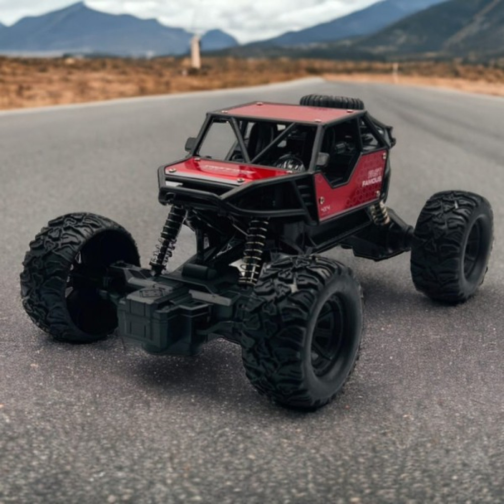 Oyuncak 2.4 Ghz Uzaktan Kumandalı Full Fonksiyon Şarjlı 1:18 Ölçek Of Road Jeep 4x2 - Kırmızı Oyuncak Araç Fiyatı