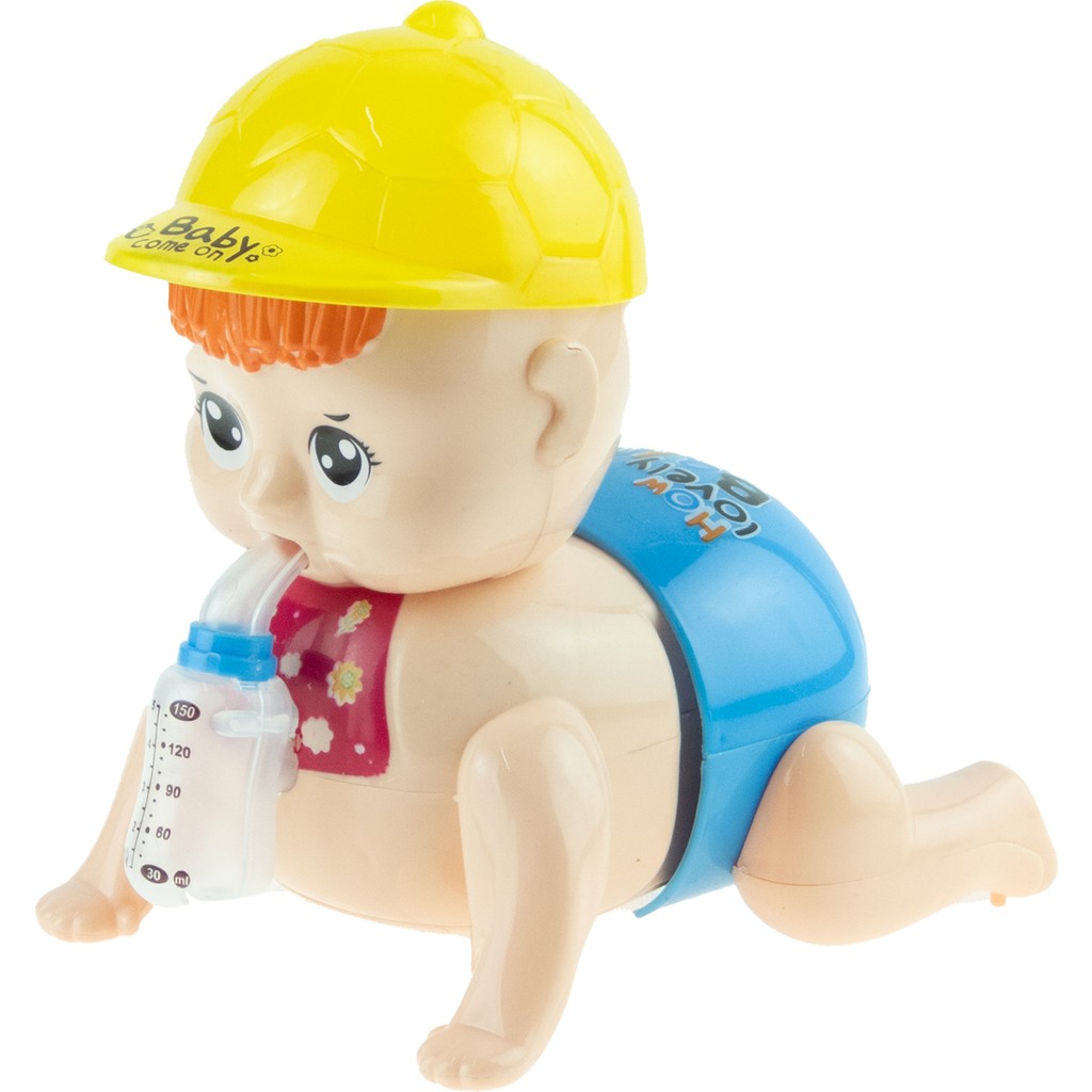 Oyuncak Bebek Emekleyen Bebek Işıklı Sesli Hareketli 15 cm - Açık Kayısı Anne Bebek Oyuncak Fiyatı