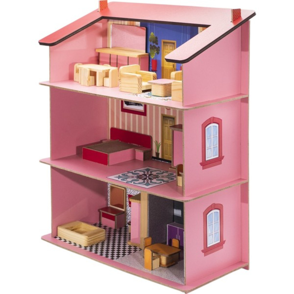 Oyuncak Diyarı My First Home Ahşap Oyuncak Ev Bebek Oyuncakları Fiyatı