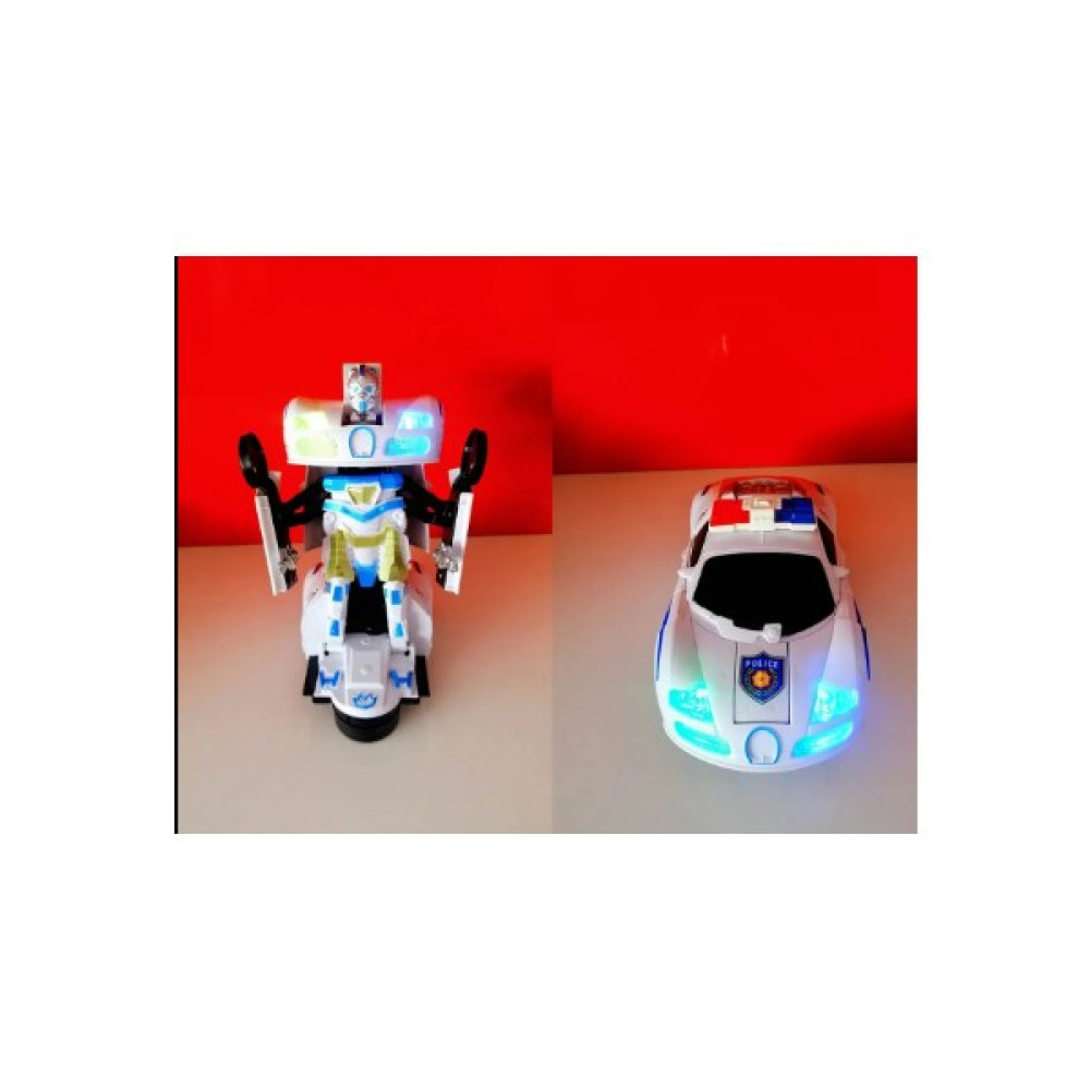 Oyuncak Diyarı Robota Dönüşen Işıklı, Sesli, Sensörlü Polis Arabası Oyuncak Araç Fiyatı