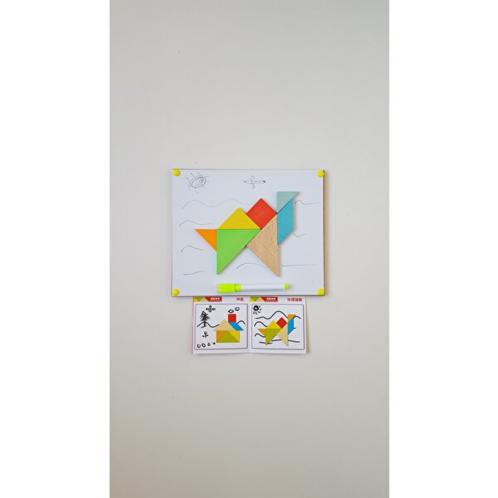 Oyuncak Dünyanız Ahşap Mıknatıslı Tangram Seti Bebek Oyuncakları Fiyatı